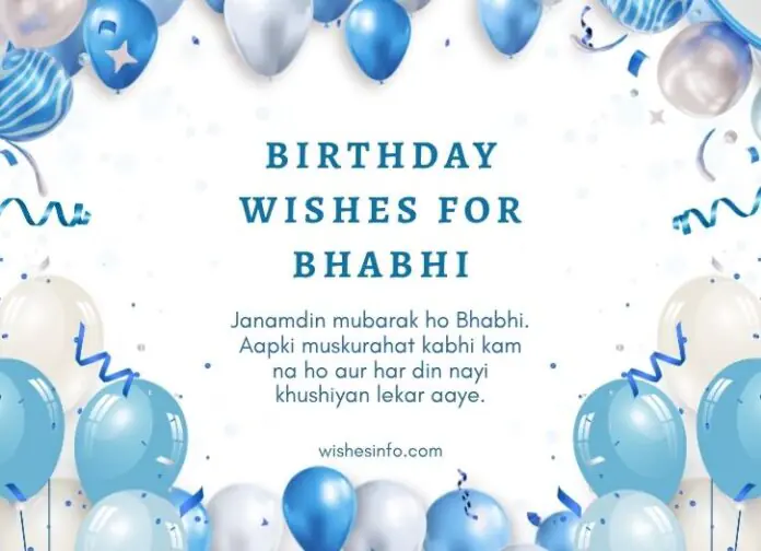 1 Birthday Wishes for Bhabhi
