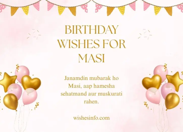 Birthday Wishes for Masi