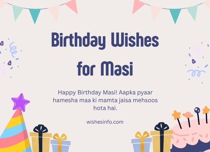 Heart Touching Birthday Wishes for Masi