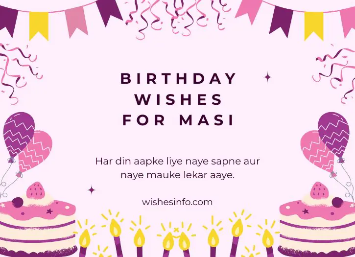 Happy Birthday Wishes for Masi