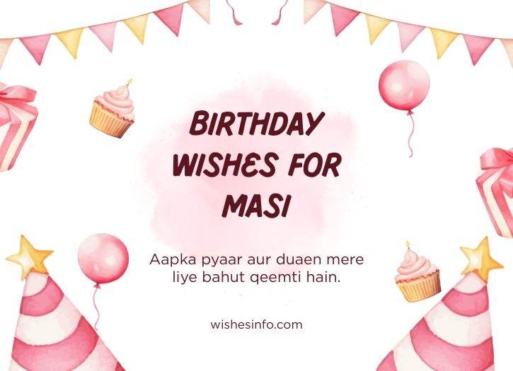Heartfelt Birthday Wishes for Masi