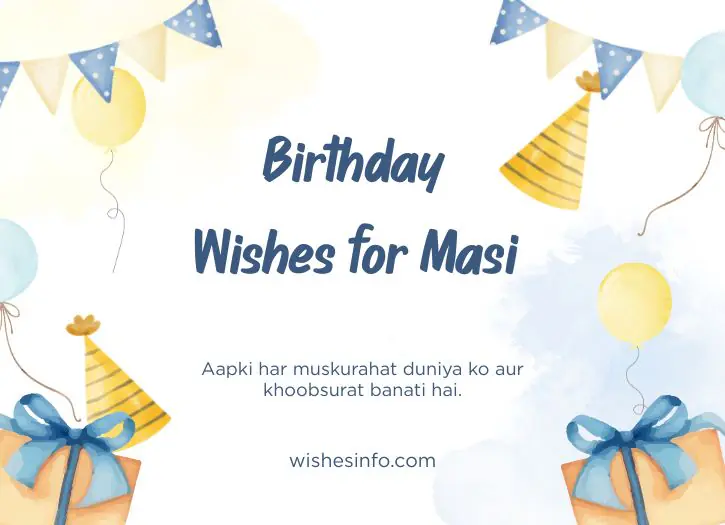 Special Birthday Wishes for Masi